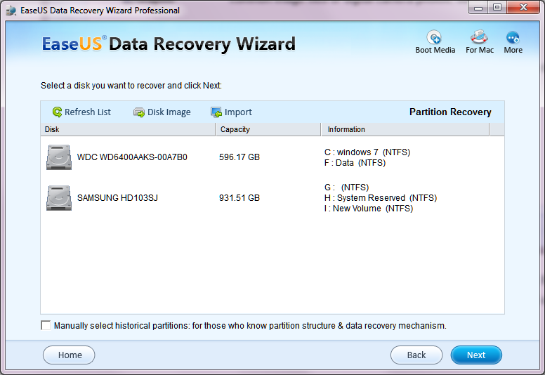 EaseUS Data Recovery Wizard2