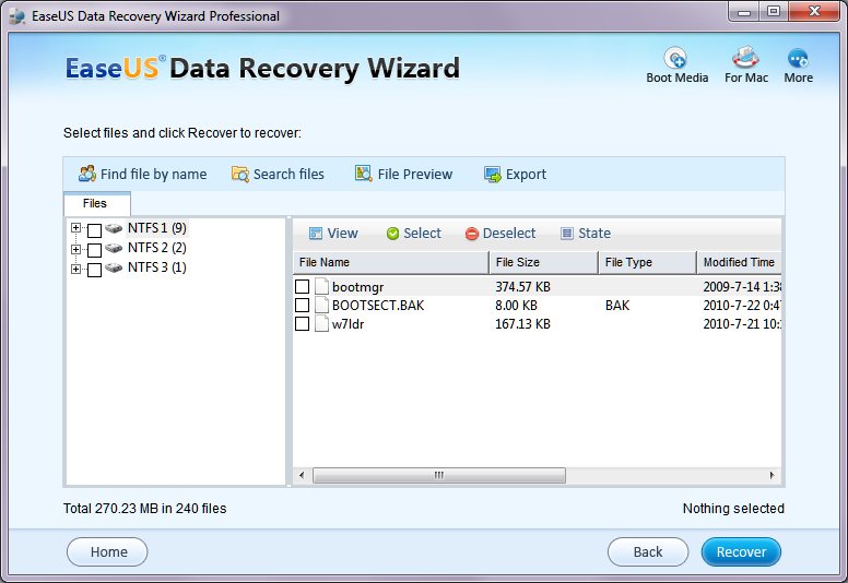 EaseUS Data Recovery Wizard7